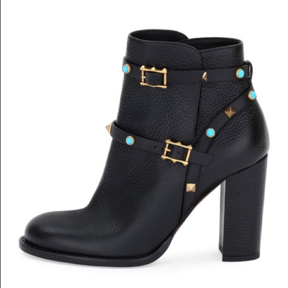 AUTHENTIC Valentino Rock stud bootie